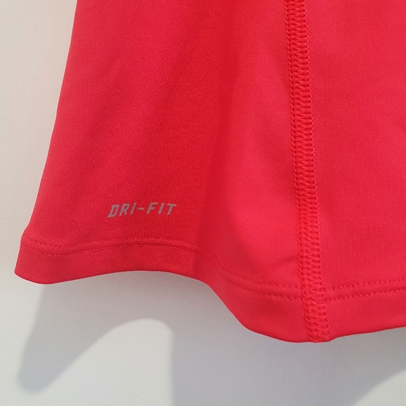 Nike DRI-FIT size small red racerback tank with in-built bra and rear pocket - Picture 3 of 8
